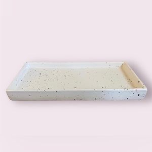 Rectangle Ceramic Vanity Tray New. Target Bullseye Playground Off White